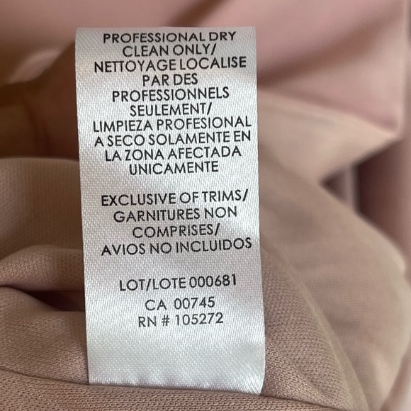 JS COLLECTIONS Annalise Bow Mermaid Gown In Pink Women's Size 6 NWOT - Picture 10 of 11